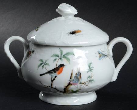 Les Oiseaux Sugar Bowl & Lid