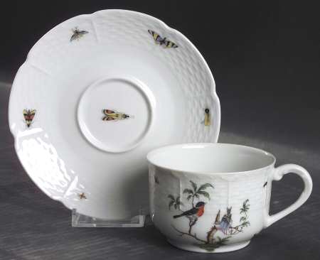 Les Oiseaux Footed Cup & Saucer Set