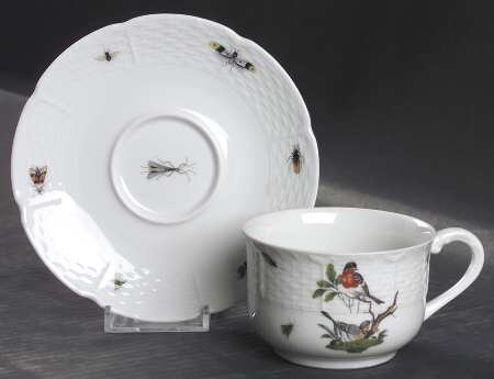 Les Oiseaux Footed Cup & Saucer Set
