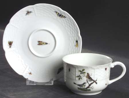 Les Oiseaux Footed Cup & Saucer Set