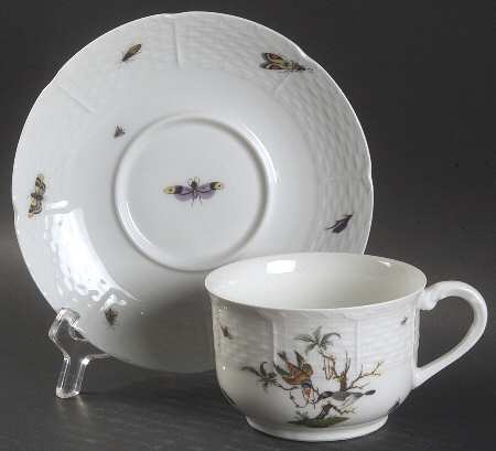 Les Oiseaux Footed Cup & Saucer Set