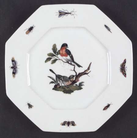 Les Oiseaux Octagonal Dessert Plate