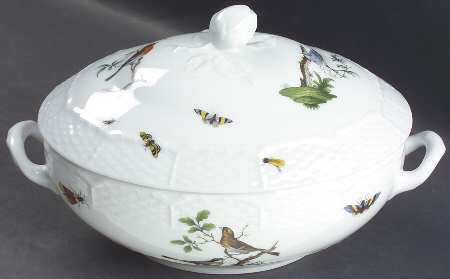 Les Oiseaux Oval Covered Vegetable