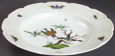 Les Oiseaux Large Rim Soup Bowl