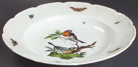 Les Oiseaux Large Rim Soup Bowl