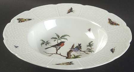 Les Oiseaux Rim Soup Bowl