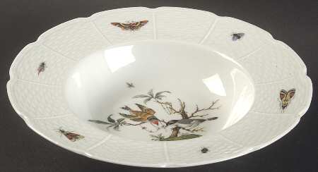 Les Oiseaux Rim Soup Bowl