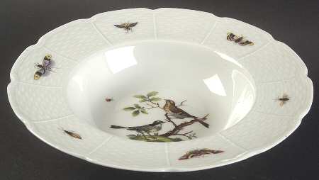 Les Oiseaux Rim Soup Bowl