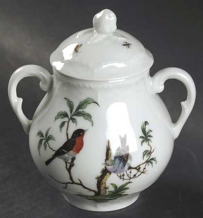 Les Oiseaux Sugar Bowl & Lid