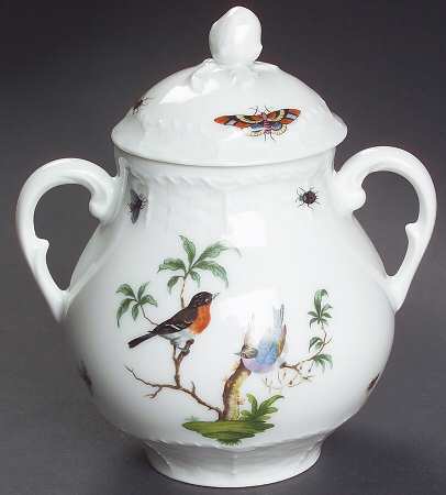 Les Oiseaux Sugar Bowl & Lid