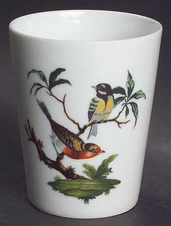 Les Oiseaux Tall China Tumbler