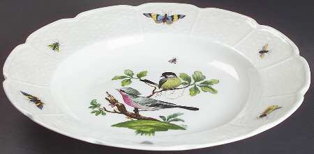 Les Oiseaux Large Rim Soup Bowl