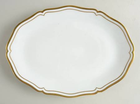 Louis XV Gold 13" Oval Serving Platter
