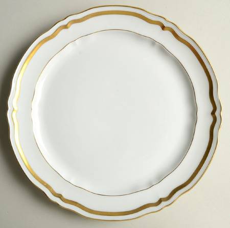 Louis XV Gold Dinner Plate