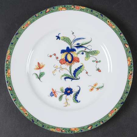 Louviers (White Background) Dessert Luncheon Plate
