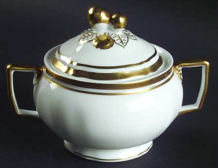 Marie Antoinette (Gold) Sugar Bowl & Lid
