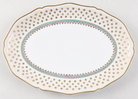 Malmaison Ivory 11" Oval Serving Platter