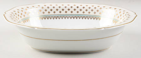 Malmaison Ivory 9" Oval Vegetable Bowl