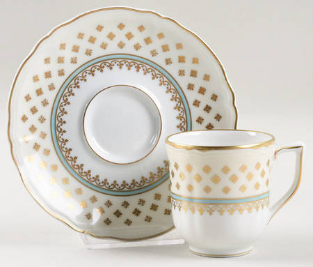 Malmaison Ivory Demitasse Cup & Saucer Set