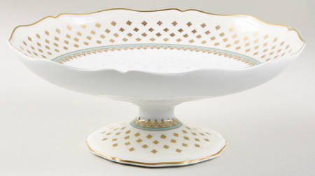 Malmaison Ivory Round Compote (Height X Width)