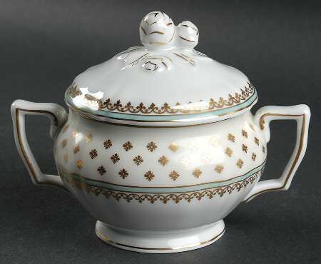 Malmaison Ivory Sugar Bowl & Lid