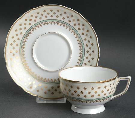 Malmaison Ivory Footed Cup & Saucer Set