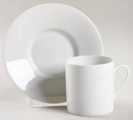 Marly-Menton Flat Demitasse Cup & Saucer Set by Ceralene