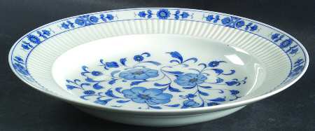 Medicis (Blue) 9" Individual Pasta Bowl