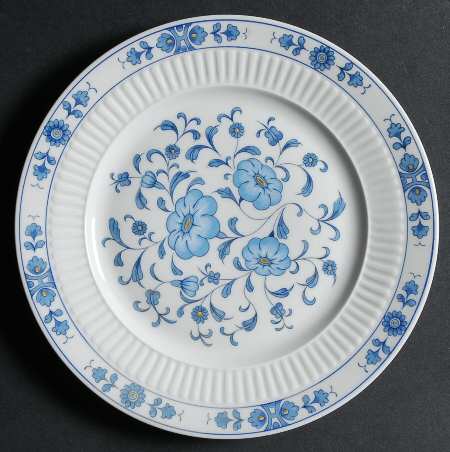 Medicis (Blue) Salad Plate by Ceralene