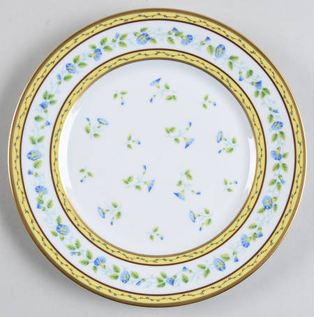 Morning Glory Spray Salad Plate by Ceralene