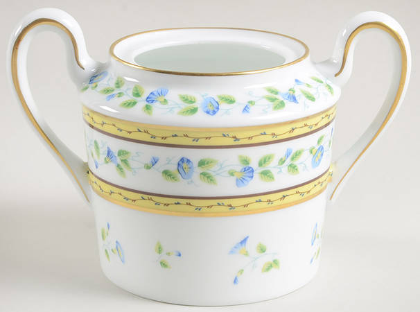 Morning Glory Spray Sugar Bowl No Lid