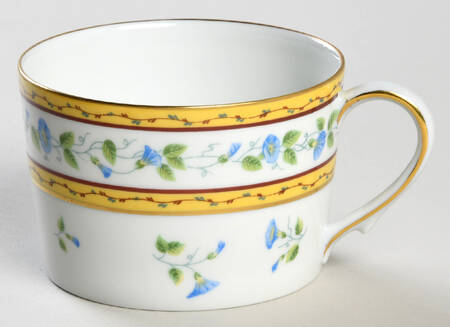 Morning Glory Spray Flat Cup by Ceralene
