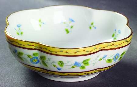 Morning Glory Spray 4" Melon Bowl