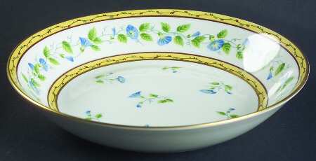 Morning Glory Spray Coupe Soup Bowl