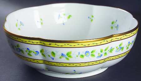 Morning Glory Spray 10" Melon Bowl