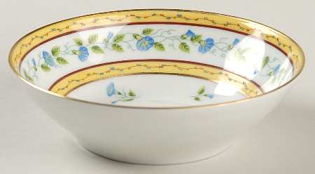 Morning Glory Spray Fruit/Dessert (Sauce) Bowl