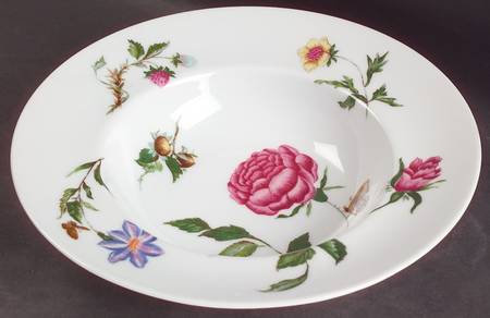 Mon Jardin Rim Soup Bowl by Ceralene