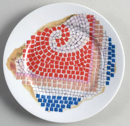 Mosaiques Red Center Salad Plate