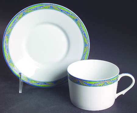 Myriade Flat Cup & Saucer Set