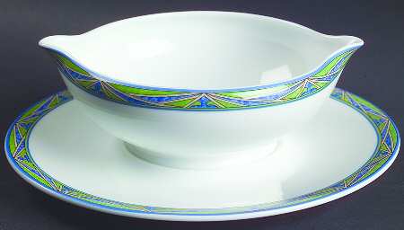 Myriade Gravy Boat with Attached Underplate