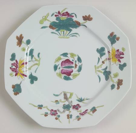 Nymphea Octagonal Luncheon Plate by Ceralene