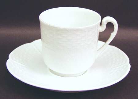 Osier Footed Demitasse Cup & Saucer Set