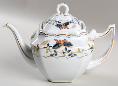 Papillons Teapot & Lid