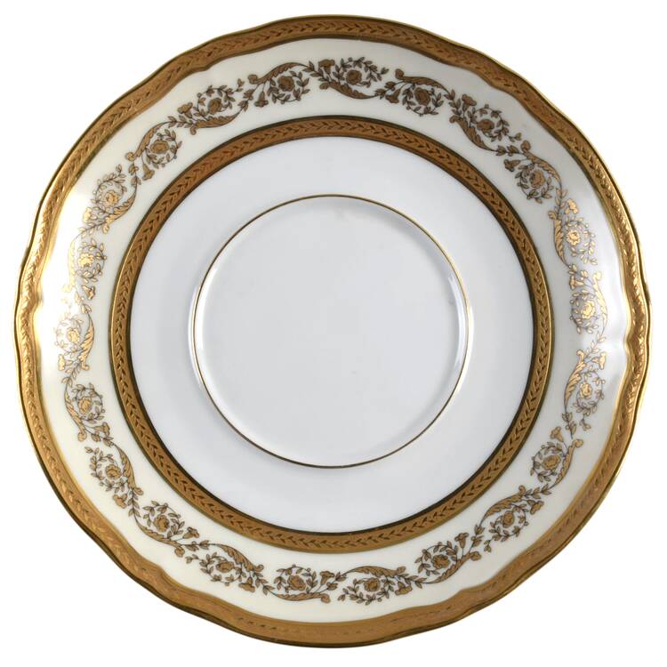 Regence (Gold Design) Saucer for Cream Soup Bowl by Ceralene