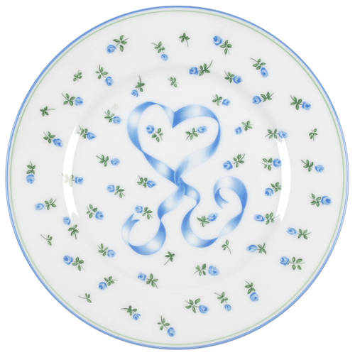 Romantique Blue Salad Plate