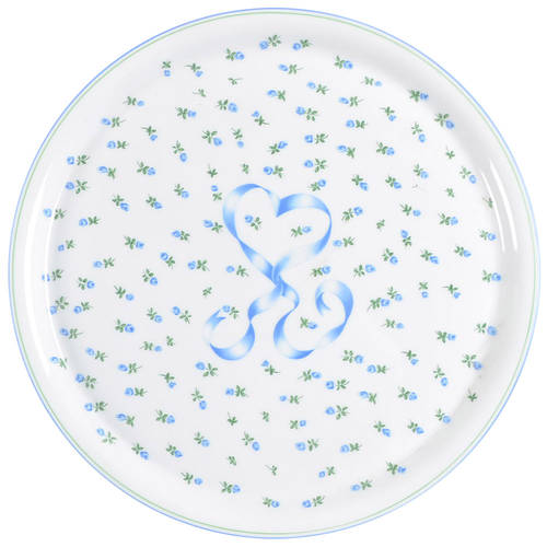 Romantique Blue Cake Plate