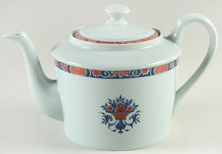 Rouen Celedon Teapot & Lid