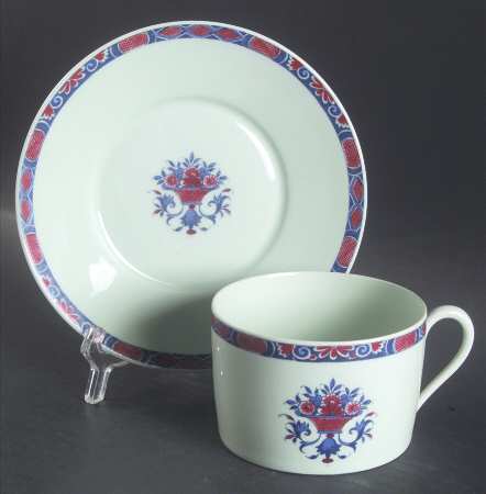 Rouen Celedon Breakfast Cup & Saucer Set