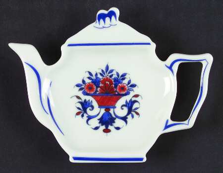 Rouen White Tea Bag Holder