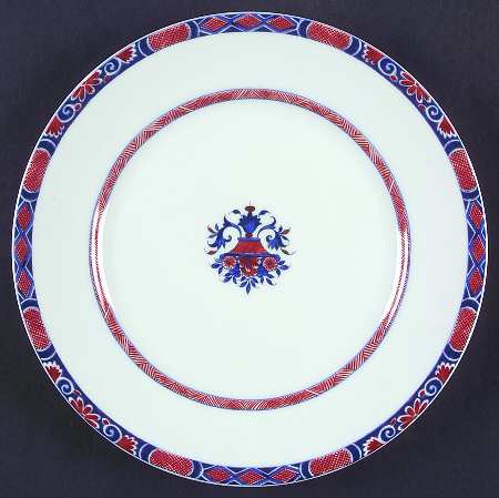 Rouen White Luncheon Plate